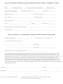 Ach Electronic Funds Transfer Registration Form - Payment Plans
