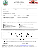 Maryland Poultry Registration Form - Department Of Agriculture