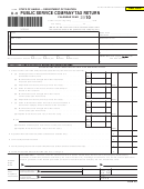 Form U-6 - Public Service Company Tax Return - 2010