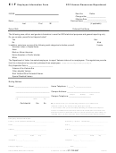 E I F Employee Information Form - Pcc Human Resources Department