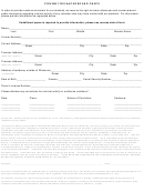 Consent For Background Check Form