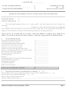 Fillable Affidavit Of Inability To Pay Court Costs And Ad Litem Fees Form Printable pdf