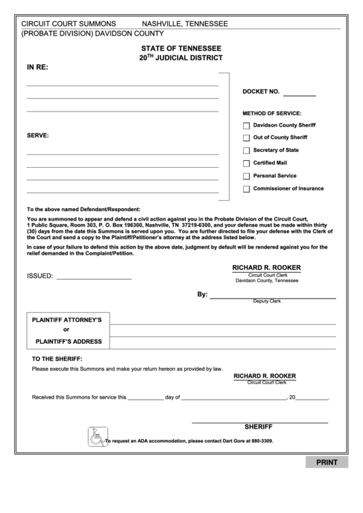 Fillable Probate Court Of Trumbull County Form Probate Court Of Trumbull County Printable pdf