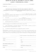 Form 23.4 Petition For Temporary Restraining Order To Prevent Interference With Investigation Of Reported Abuse Of An Adult