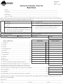 Form Rit-3 - Resource Indemnity Trust Tax Metal Mines 2007 Printable pdf