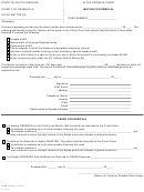 Form 109es - Motion For Removal - County Of Greenville