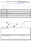 Wv Medicaid Prior Authorization Form (chiropractic)