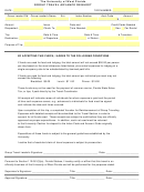 Group Travel Advance Request Form