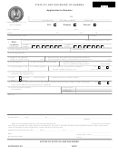 Form Ogb-1a - Application To Reenter - State Oil And Gas Board Of Alabama