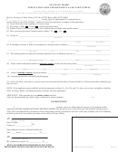 Application For Appointment As Notary Public Form - Bureau Of Occupational Licenses, State Of Idaho