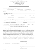 Application For Licensure By Reciprocity Form - Idaho Bureau Of Occupational Licenses