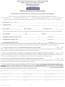 Application For Social Work License Form - Bureau Of Occupational Licenses, State Of Idaho