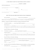 Joint Petition For Simplified Dissolution Of Marriage Form - State Of Illinois