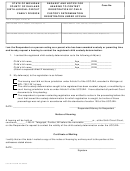 Uccjea Form 6 - Request And Notice For Hearing To Contest Registration Of Child Custody Determination Registration Under Uccjea