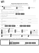 Montana Form Genreg - Registration/application For Permit