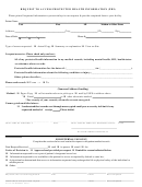 Request To Access Protected Health Information (phi) Form
