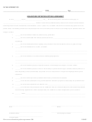 Non-secure Detention Options Agreement Form