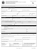 Form L - Request For Transfer