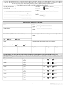 Tcm-po-0104 Case Identification Information For Confidential Form
