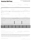 American Red Cross Form 1492a - Local Disaster Volunteer Staff Registration
