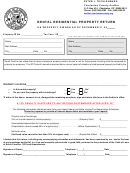 Rental Residential Property Return Form - South Carolina