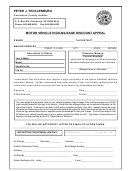 Motor Vehicle High-mileage Discount Appeal Form - South Carolina