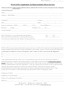 Plan Of Pa Application For Representative Payee Services Template