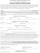 Personal Property Proration Form - Charleston County Auditor's Office