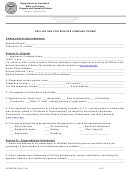 Form Scpappl001 - Service Company Permit Application Form - Department Of Insurance, State Of Arizona