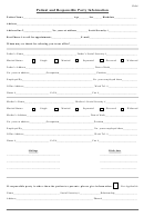 Child Patient And Responsible Party Information Form