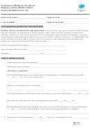 Form Fml 501 - Certification Of Health Care Provider For Employee's Serious Health Condition (family And Medical Leave Act)