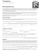 Ssd Coordinator Form