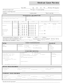 Medical Case Review Form