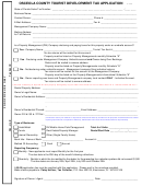 Osceola County Tourist Development Tax Application Form