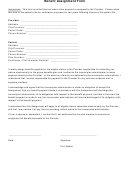 Benefit Assignment Form