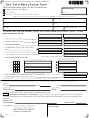 One Time Remittance Form - North Dakota Office Of State Tax Commissioner 2007