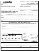Electronic Funds Transfer (eft) Authorization Form
