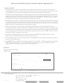 Form Terms And Conditions Of Authorization Agreement