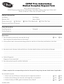 Cdphp Prior Authorization/medical Exception Request Form
