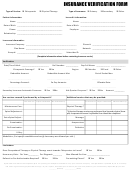 Insurance Verification Form