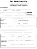 New Client Insurance Verification Form