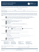 Verification And Certification Release Of Information Form - Tidewater Community College