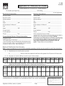 Form F-1159 - Application For Child Care Tax Credits - 2003