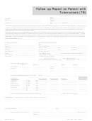 Form 3142 - Follow-up Report On Patient With Tb