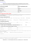 Form 601 - Supplement To Fcc - Frequency Coordination Request Form