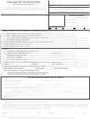 Income Tax Return Form - Village Of Loudonville - 2013