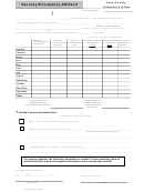 Vacancy/occupancy Affidavit Form