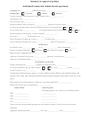 Individual Commercial, Industrial And Apartment Summary Form