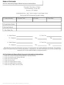 Form Le-21a - Quarterly Report Bank Account Information - Secretary Of State, State Of Colorado