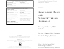 Band Concert Program Template